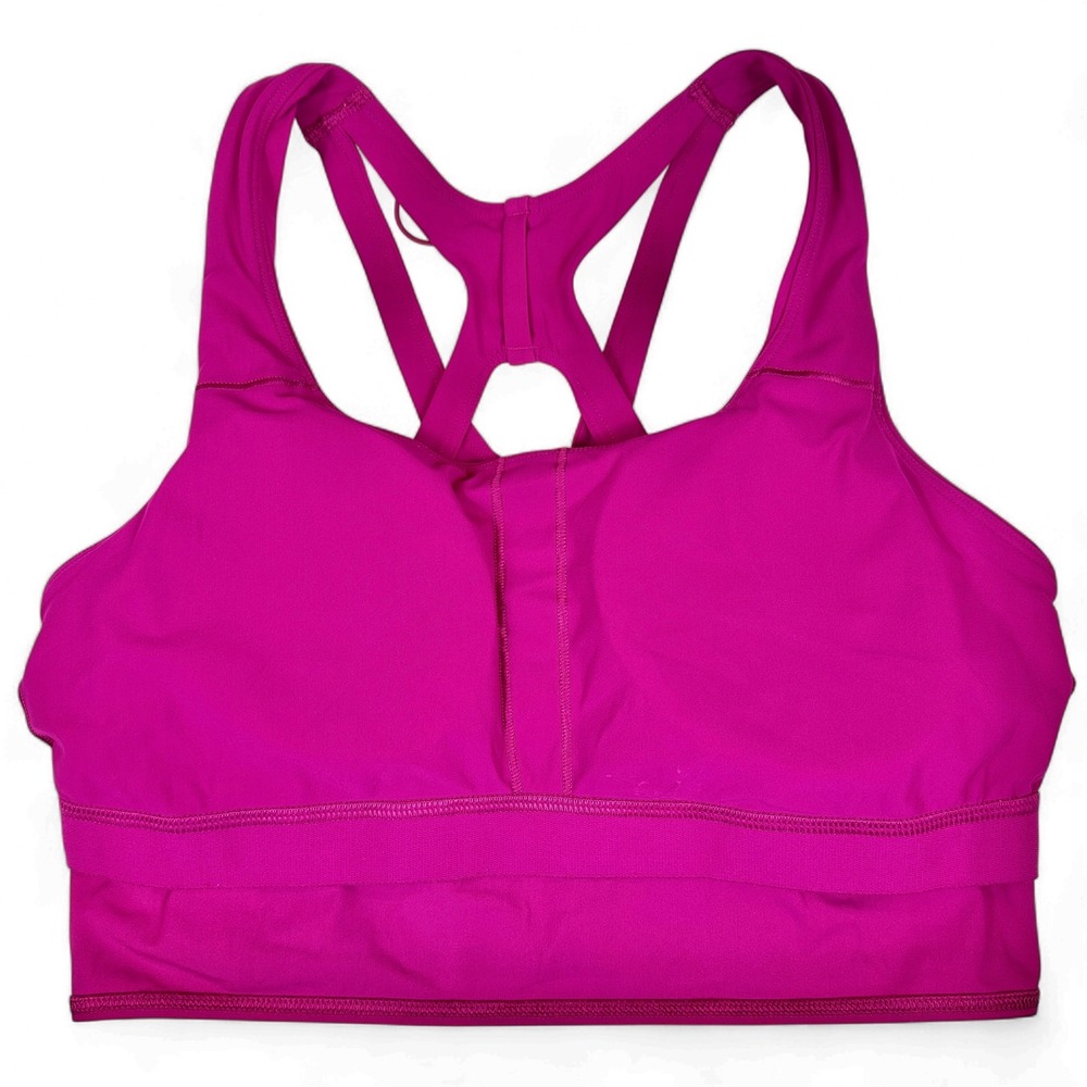 Lululemon Stash It All Bra Ripened Raspberry Pink Strappy Racerback Size 10 - Picture 5 of 8